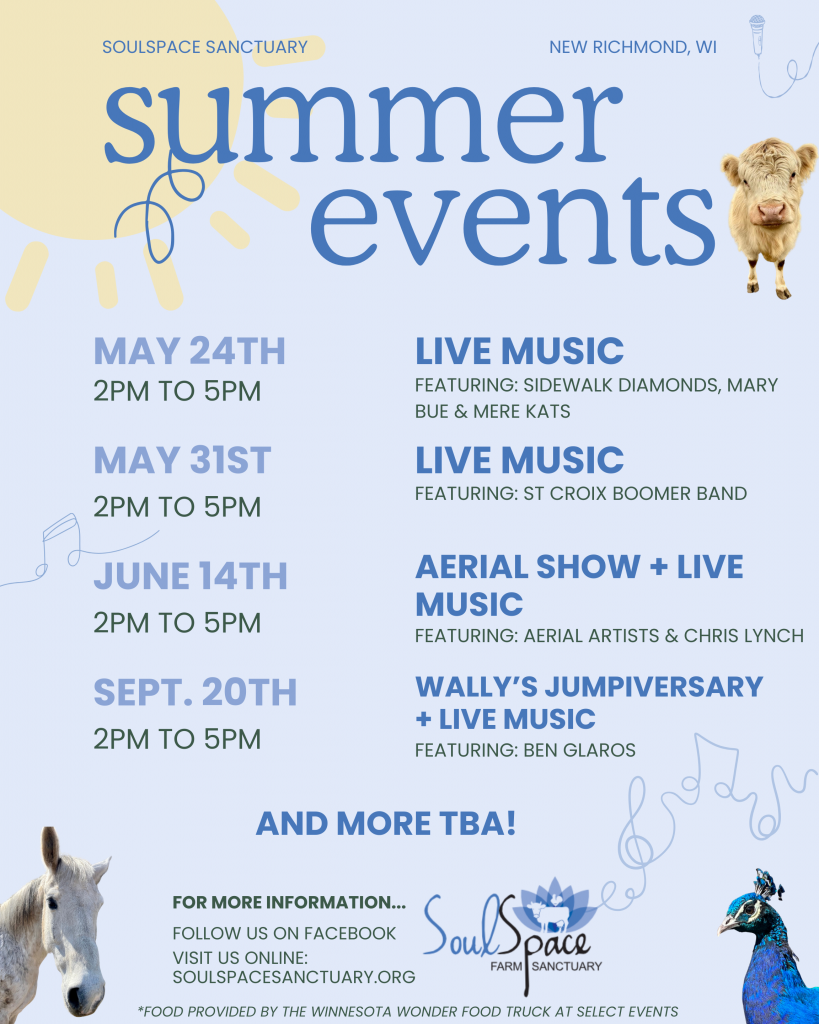 Event Schedule for Summer Events 2025